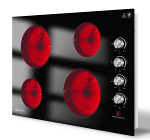 AMZCHEF 30 Inch Electric Cooktop with 4 Burners