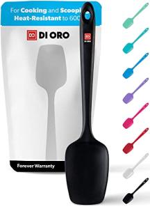DI ORO Silicone Spoon Spatula - Heat-Resistant Kitchen Tool