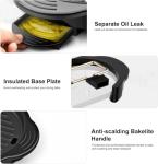 27" Electric BBQ Grill with Dual Temperature Control