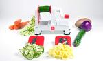 Paderno 3-Blade Counter-Mounted Vegetable Spiralizer