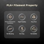 Light Gray 1.75mm Food Safe PLA Filament