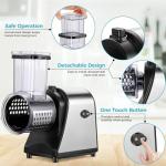 Electric Cheese Grater With 5 Blade Shapes