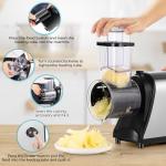 Electric Cheese Grater With 5 Blade Shapes