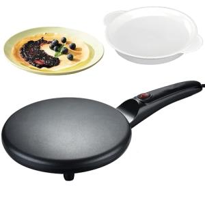 Electric Crepe Maker with Non-Stick Surface