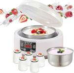 Yogurt Maker with Adjustable Temp and Time