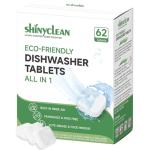 Shinyclean All-in-One Dishwasher Detergent Tablets - 62 Count
