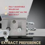 Hullwrecker Grain Mill with Metal Base and Handle