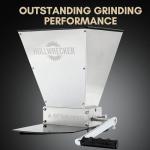 Hullwrecker Grain Mill with Metal Base and Handle