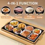 XXL Electric Food Warming Tray with Thermostat