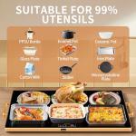 XXL Electric Food Warming Tray with Thermostat