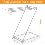 4-Arm Kitchen Towel Holder and Drying Rack