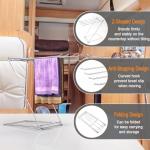 4-Arm Kitchen Towel Holder and Drying Rack