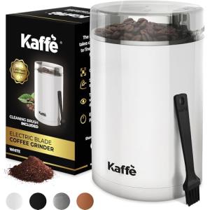 Kaffe One-Touch Electric Coffee Grinder - White
