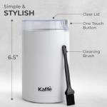 Kaffe One-Touch Electric Coffee Grinder - White