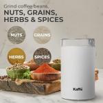 Kaffe One-Touch Electric Coffee Grinder - White