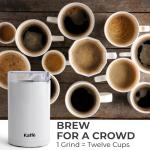 Kaffe One-Touch Electric Coffee Grinder - White