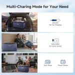 Portable 12V Car Refrigerator with Dual Zone Control