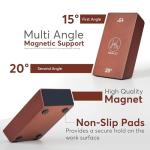 Diamond and Ceramic Knife Sharpener with Magnetic Angles