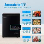 Compact 3.5 CU.FT Chest Freezer with Temperature Control