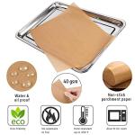 Comfylife 120 Precut Unbleached Baking Paper Sheets