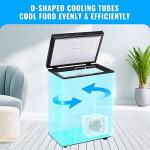 Compact 3.5 CU.FT Chest Freezer with Temperature Control