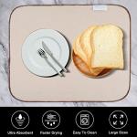 Super Absorbent Microfiber Dish Drying Mat 2 Pack
