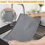 Waterproof Silicone Dog Feeding Mat, Non-Slip Design