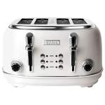 HADEN Heritage 4-Slice Ivory & Chrome Toaster