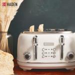 HADEN Heritage 4-Slice Ivory & Chrome Toaster