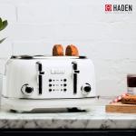HADEN Heritage 4-Slice Ivory & Chrome Toaster