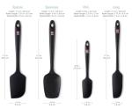 DI ORO Silicone Spatula Set - 4pc Heat-Resistant