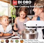 DI ORO Silicone Spatula Set - 4pc Heat-Resistant