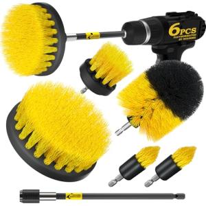 Holikme 6-Pack Drill Brush Cleaning Tool Set