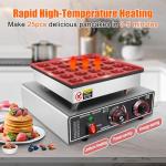 Mini Pancake Maker for Perfect 25 Poffertjes