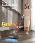 Cordless 600W Vacuum Cleaner with OLED Touch Screen