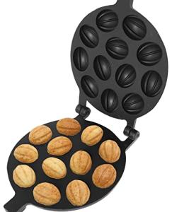 Non-Stick Walnut Cookie Mold Maker 12 Count