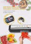 MEGAWISE Compact Food Vacuum Sealer with Cutter
