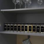 25 Glass Spice Jars with Labels and Shaker Lids