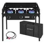 ROVSUN Outdoor Propane 3 Burner Gas Stove