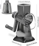 Dachenus Rotary Cheese Grater with Suction Base