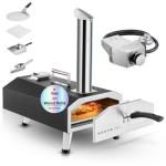 Portable Outdoor Pizza Oven - 12 Inch Stainless Steel