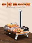 Portable Outdoor Pizza Oven - 12 Inch Stainless Steel