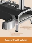 Portable Outdoor Pizza Oven - 12 Inch Stainless Steel