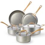 KOKHUB 8-Piece Vintage Stainless Steel Cookware Set