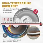 COZZIVITA Chrome Drip Pans Set for GE Stoves