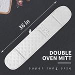 ARCLIBER Extra Long Double Oven Mitt for Cooking