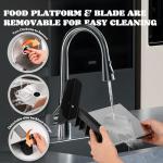 Moongiantgo Electric Meat Slicer with Adjustable Blades