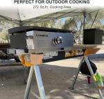 Camplux 17-Inch Stainless Steel Propane Gas Grill