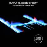 Camplux 17-Inch Stainless Steel Propane Gas Grill