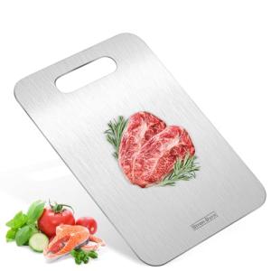 Ston-Dura 304 Stainless Steel Cutting Board - Medium